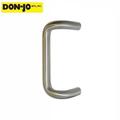 Don-Jo Don-Jo: Offset Door Round Pull 10" CTC Satin Aluminum DNJ-1157-628